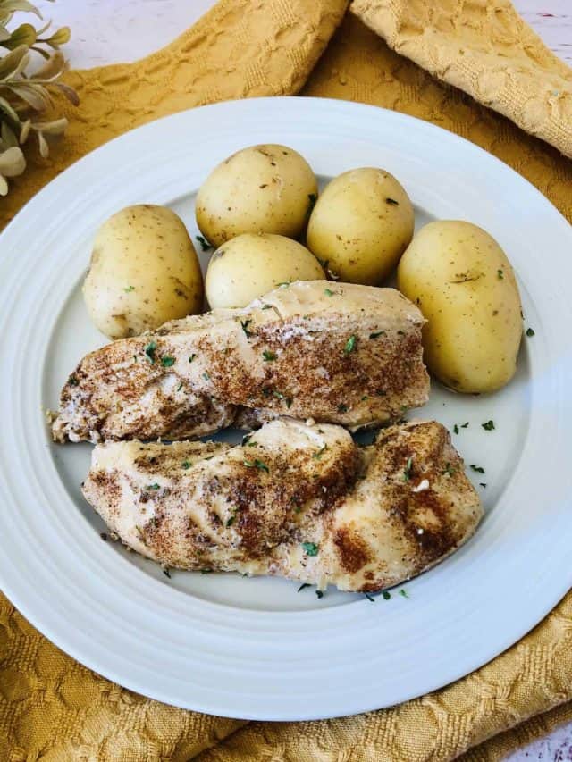 Instant Pot Garlic Chicken with Paprika and Potatoes Story