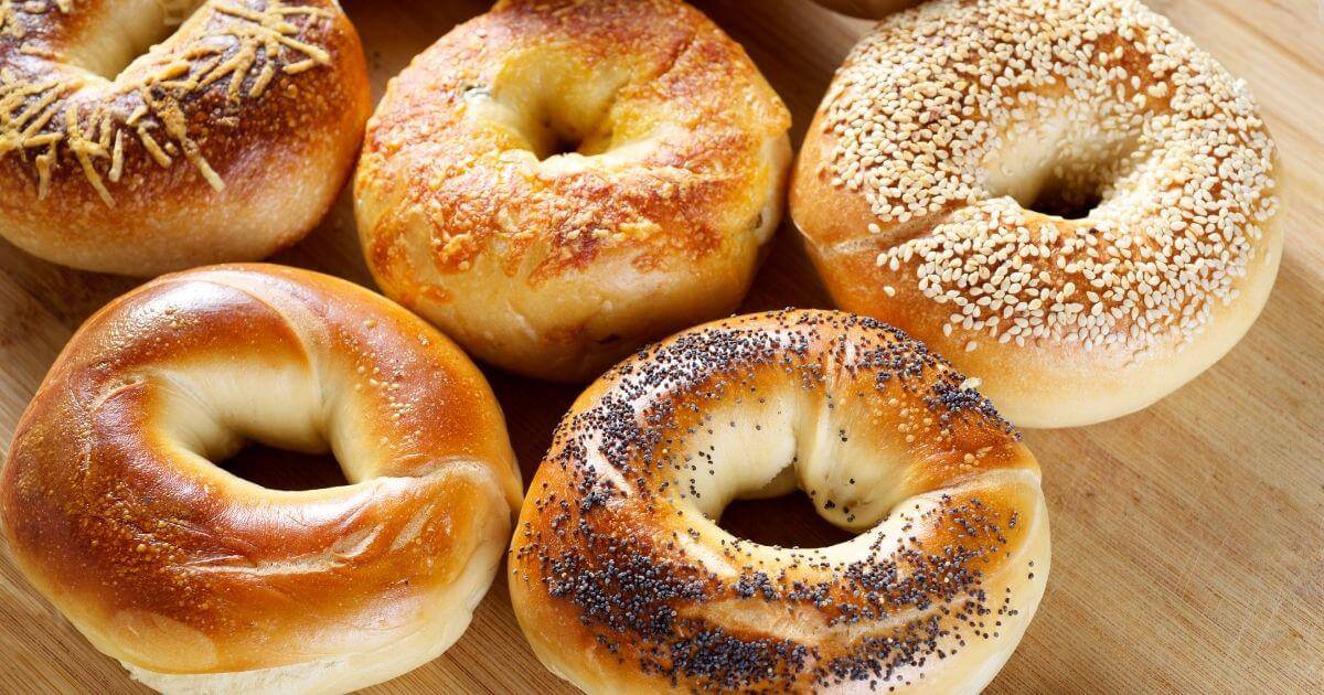 a yummy lot of the best gluten free bagels