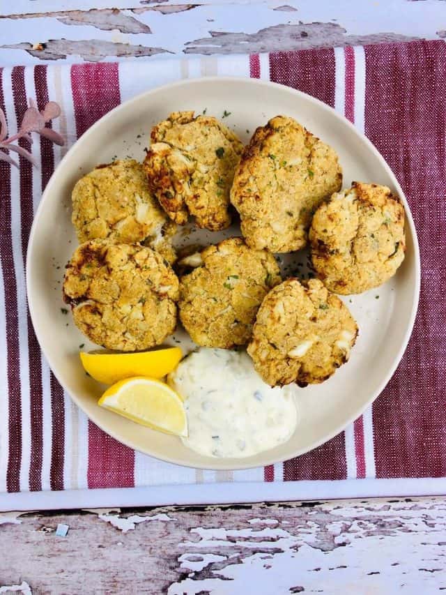 Air Fryer Gluten Free Crab Cakes Story
