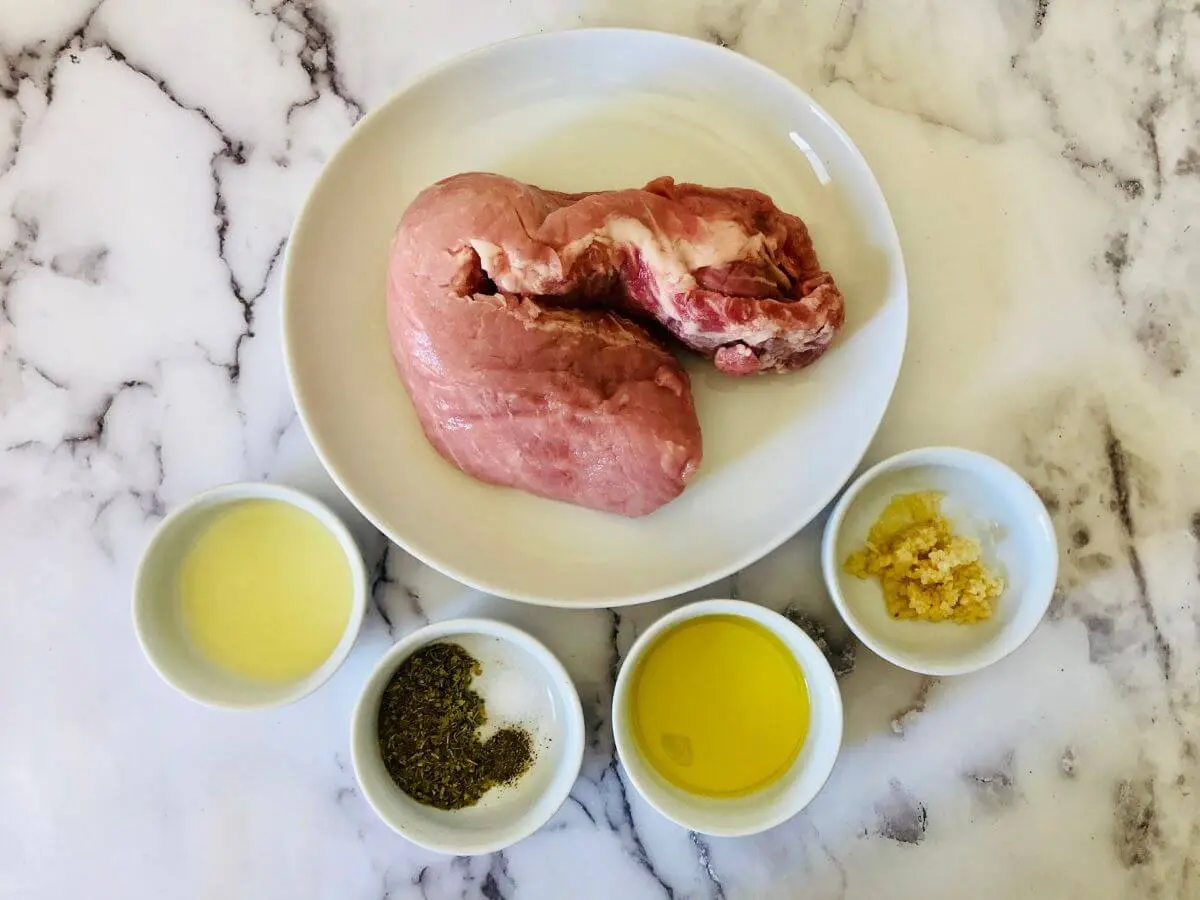 ingredients for making air fryer tenderloin