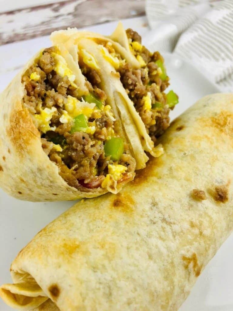 Air Fryer Breakfast Burritos (Gluten Free) - Gluten Free Supper