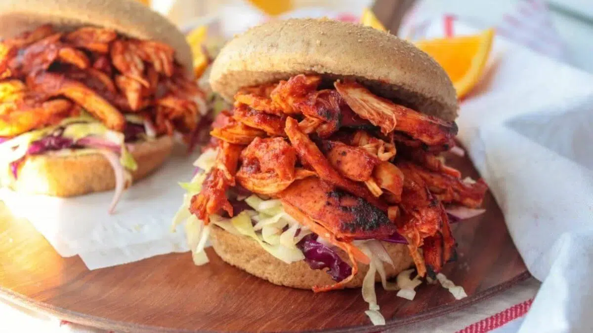 Bbq chicken sandwiches.