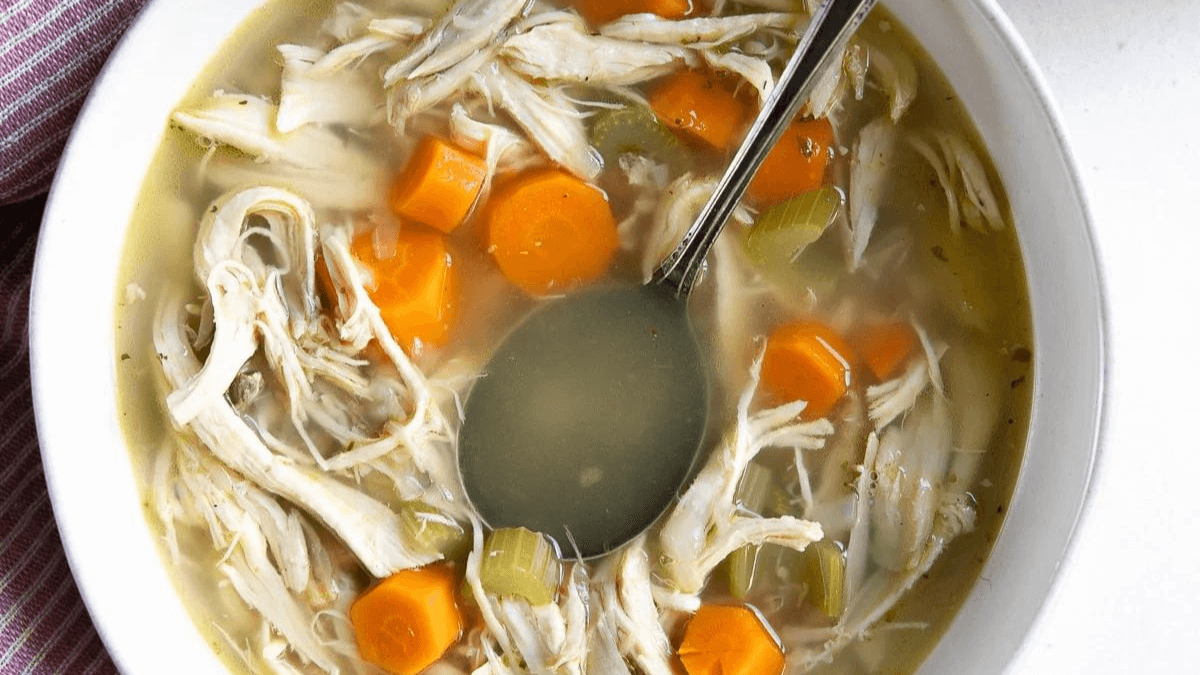 Chicken soup.