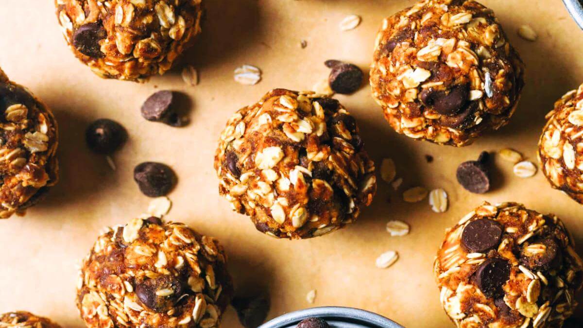 Peanut butter energy balls.