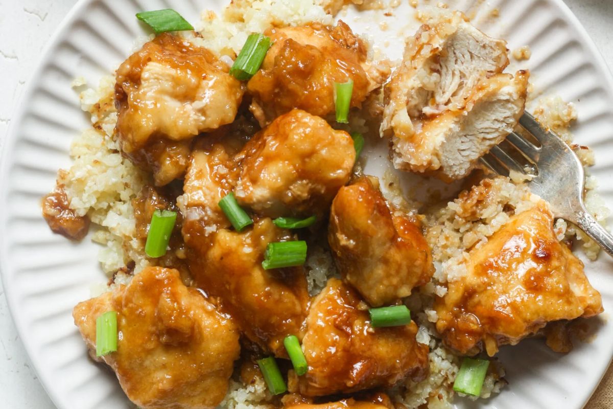 Orange chicken.