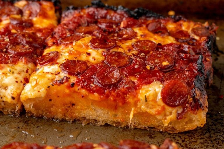 Gluten free Detroit style pizza.