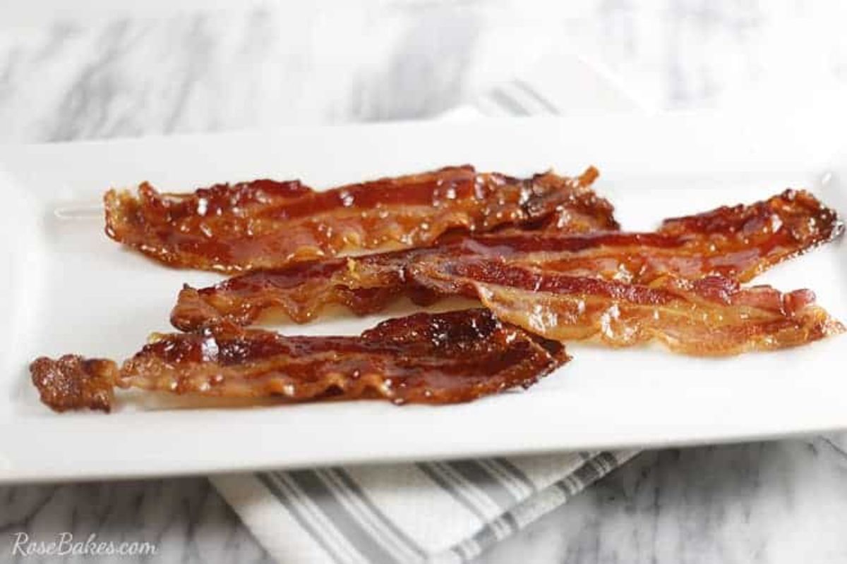 Mapple candied bacon.