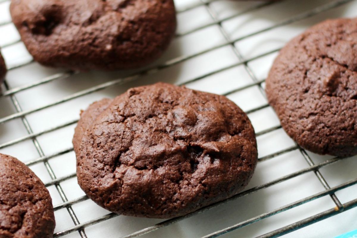 Double chocolate chunk brownie cookies.