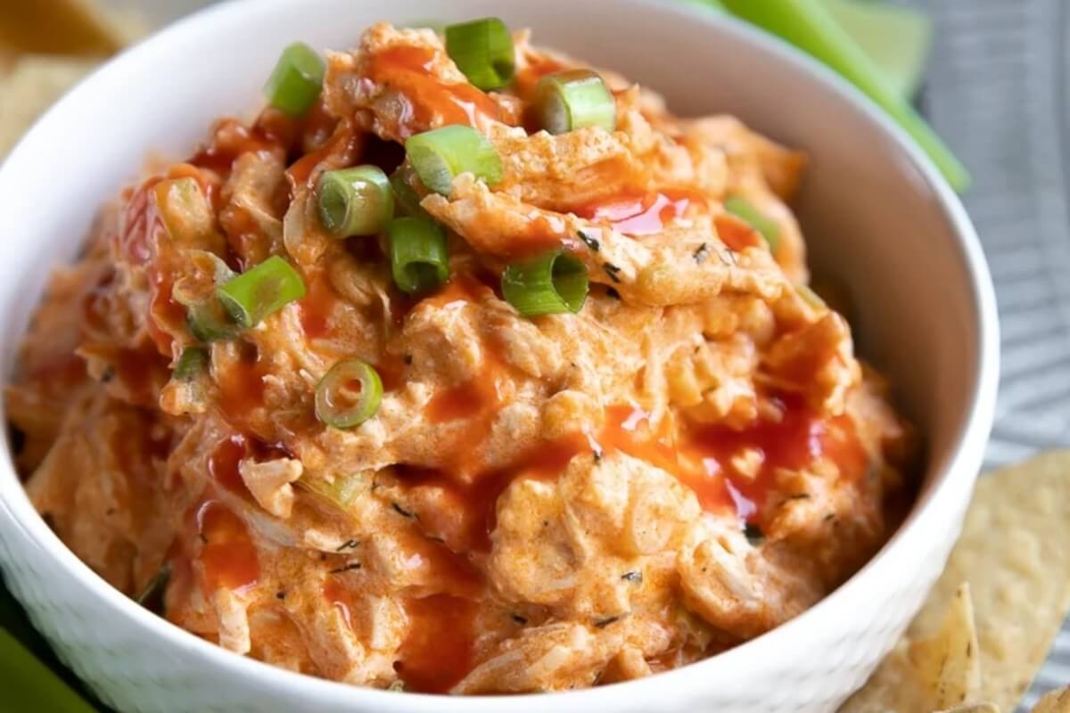 Buffalo chicken dip.