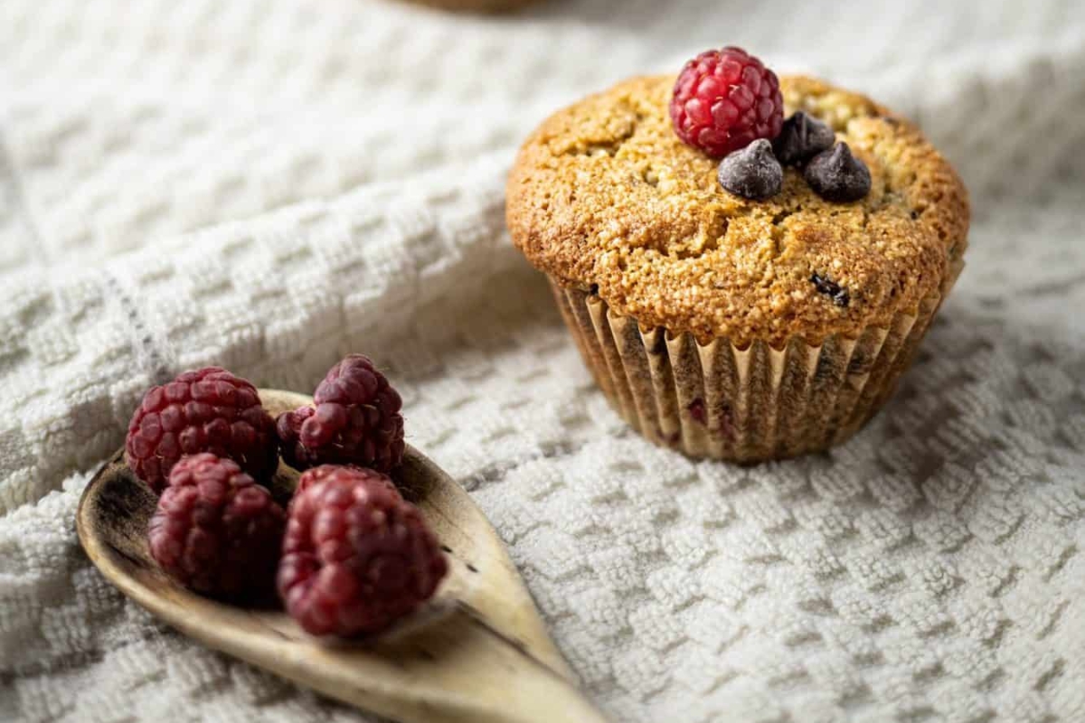 Raspberry muffins.