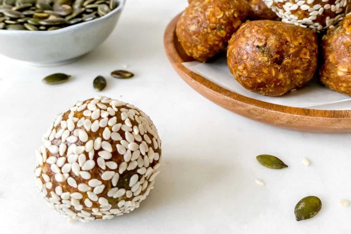 Turmeric energy balls.