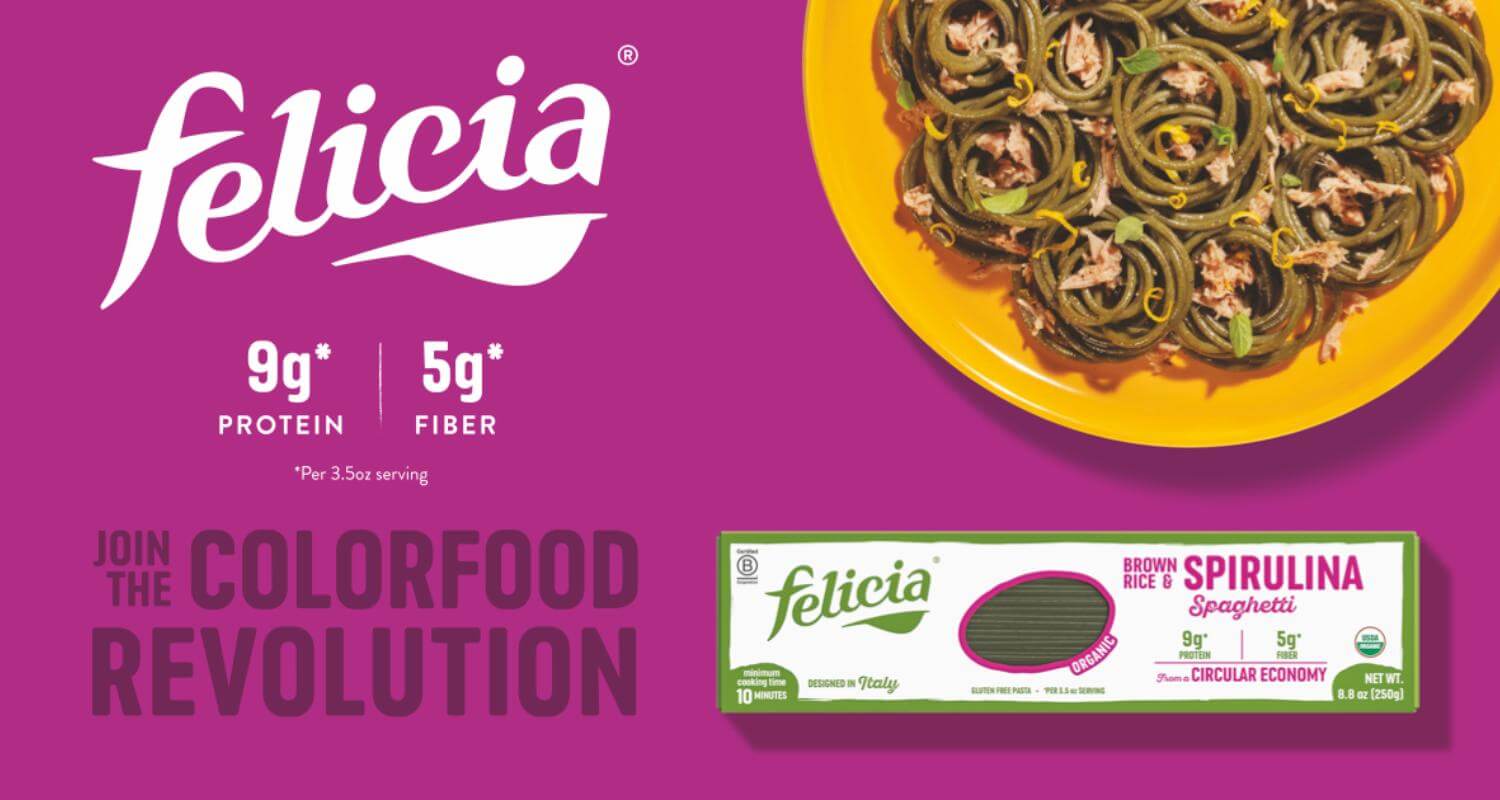 A box of Felicia pasta.