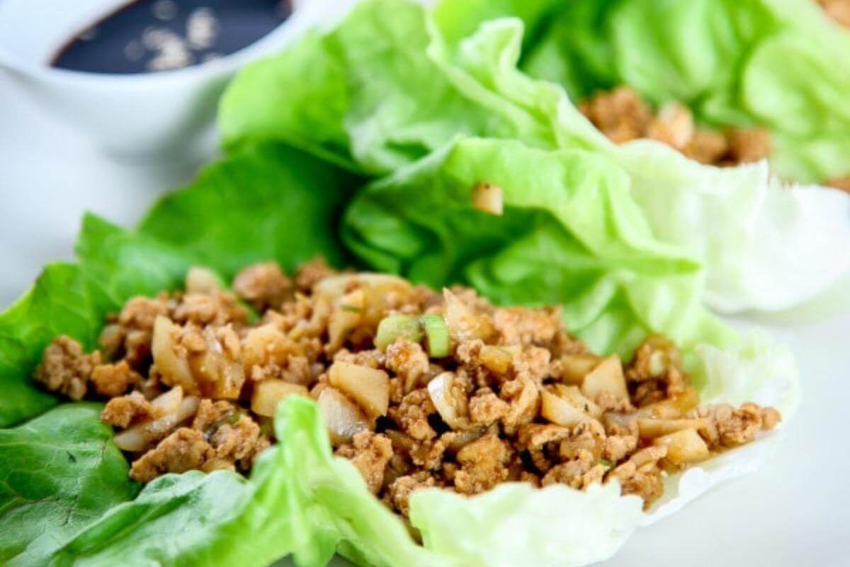 Chicken lettuce wraps.