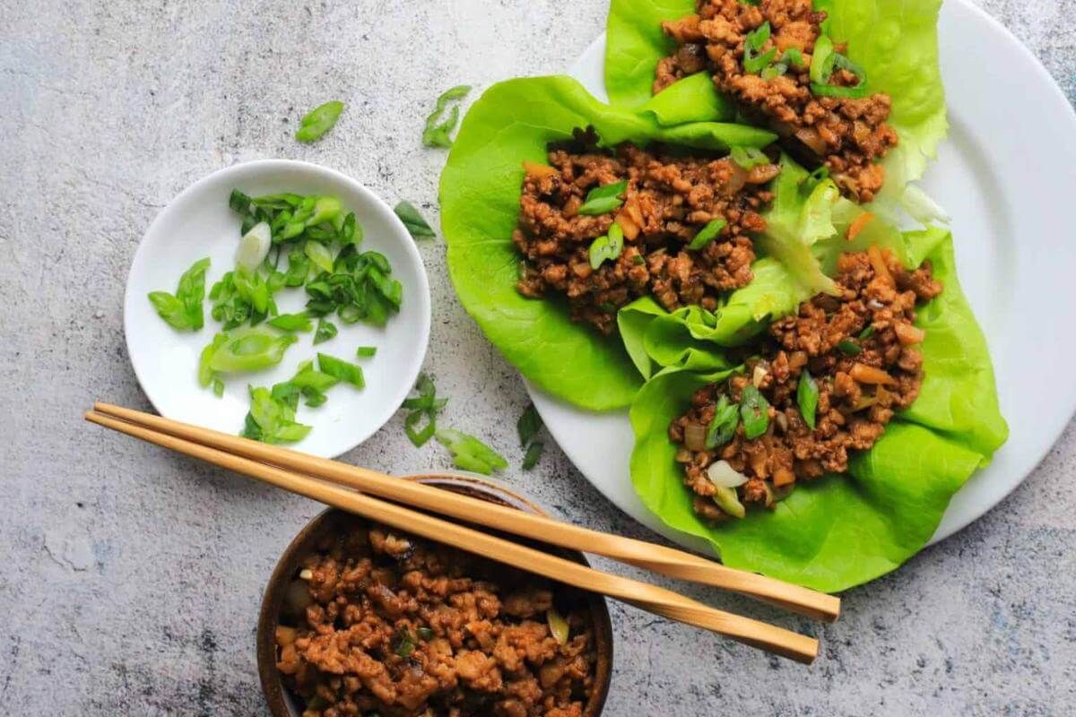 Chicken lettuce wraps.