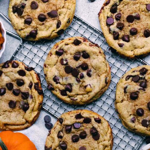 Pumpkin chocolate chip cookies.