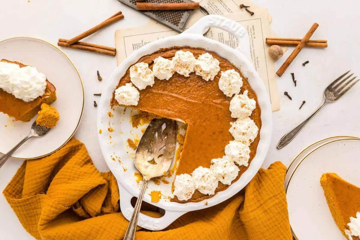 A pumpkin pie.