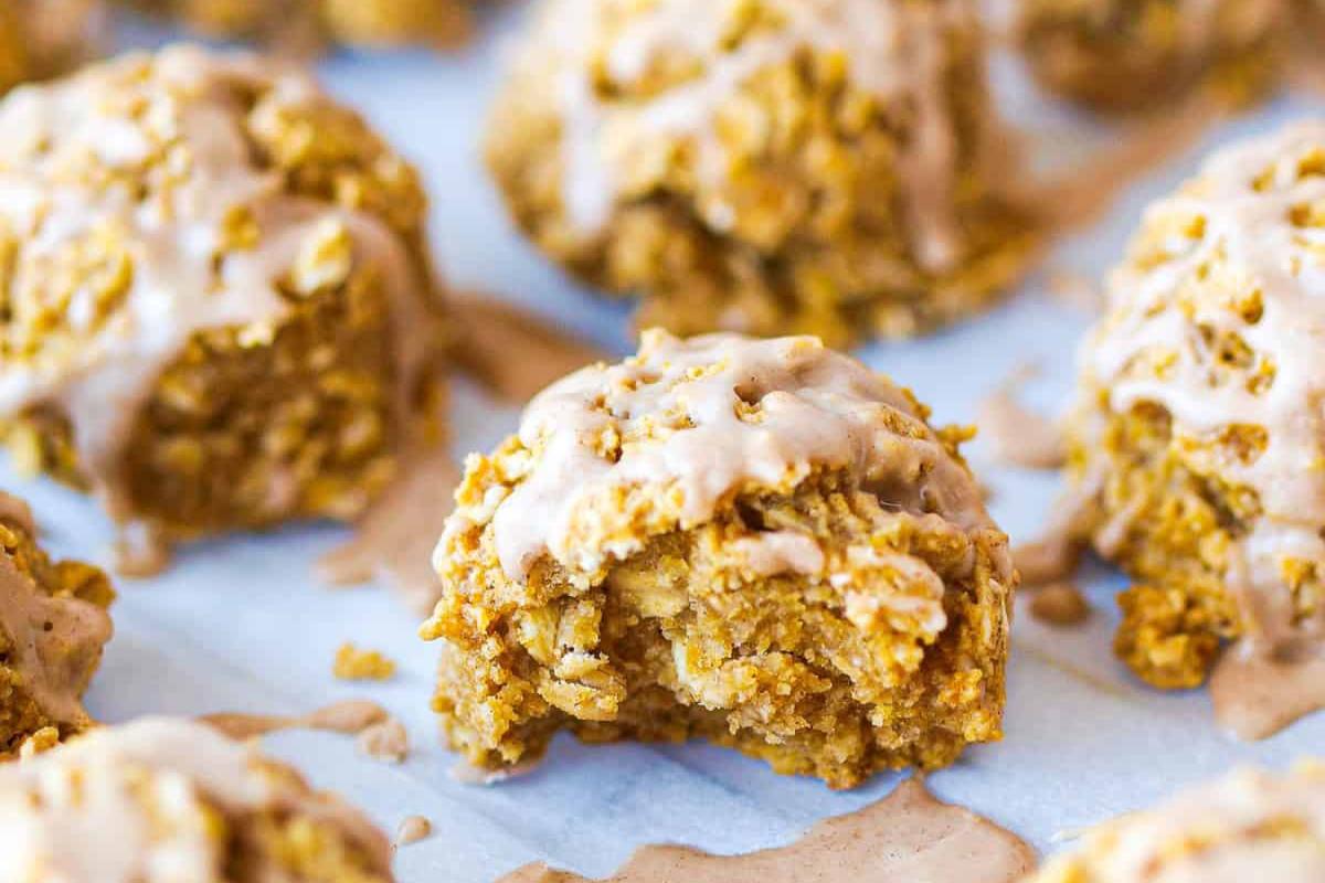 Pumpkin oatmeal cookies.