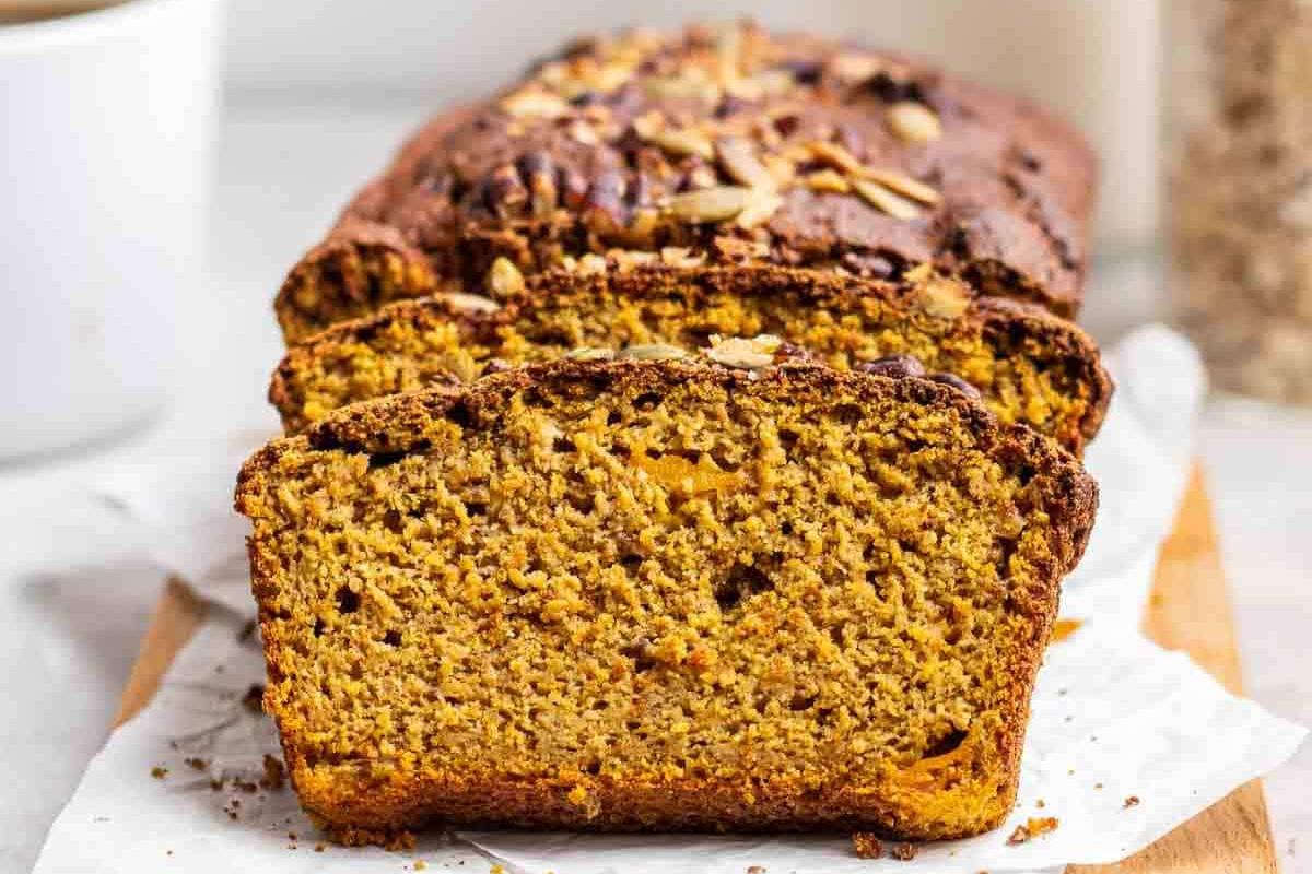 A pumpkin banana loaf.