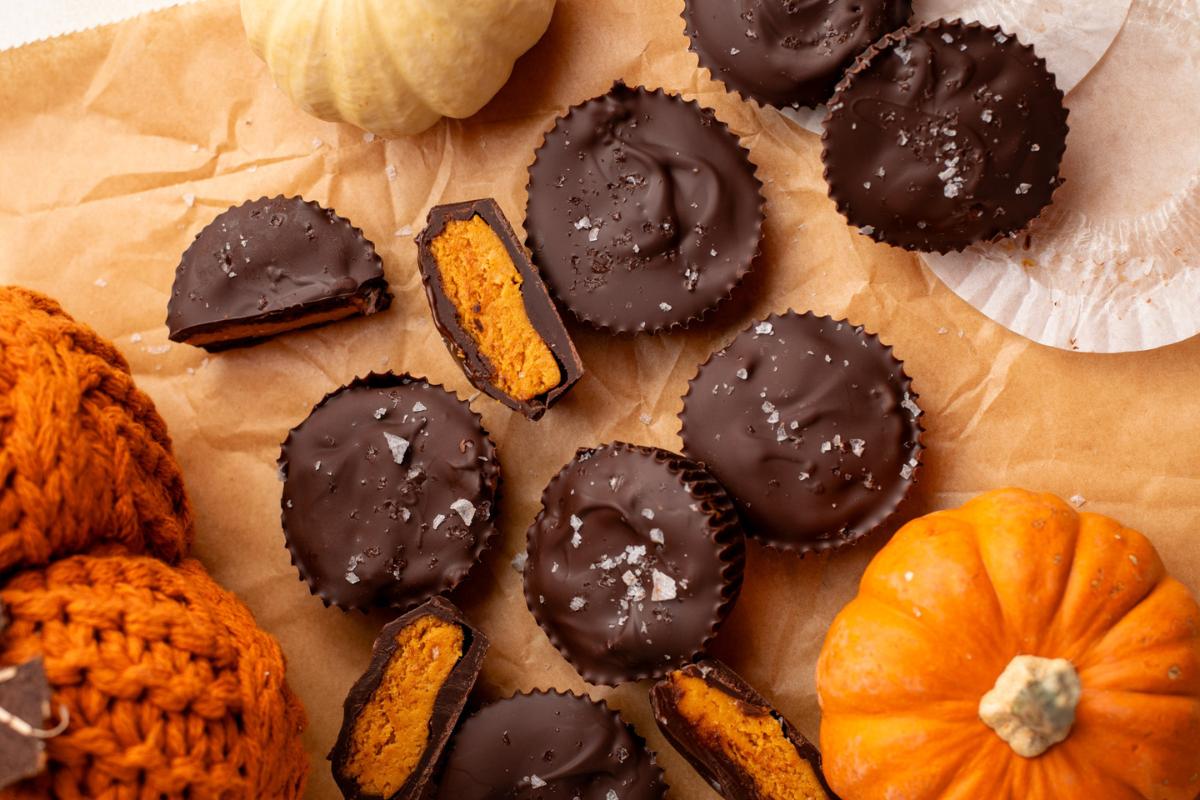 Pumpkin peanut butter cups.