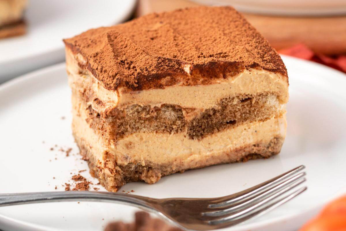 Pumpkin spice tiramisu.