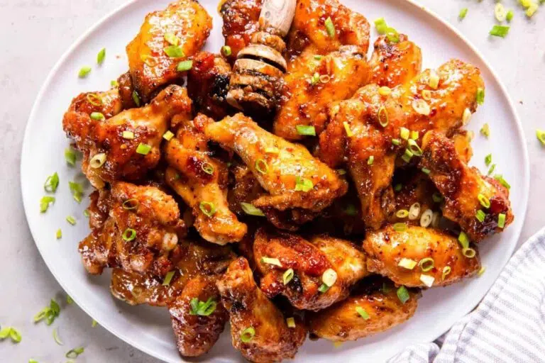 Hot honey chicken wings.