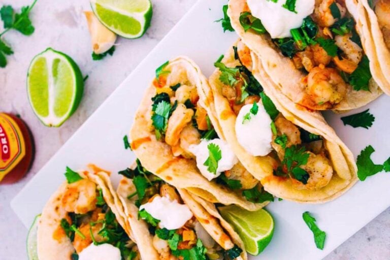 Shrimp tacos.