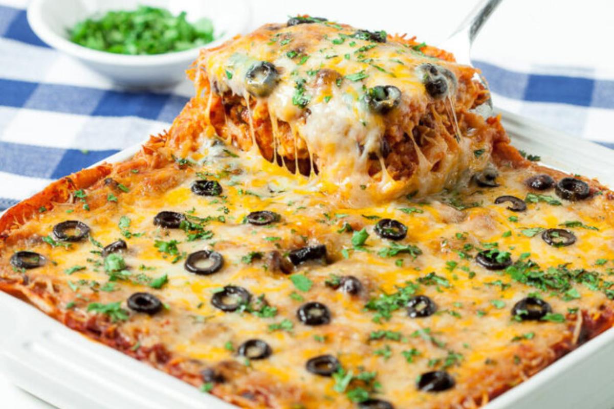 Mexican breakfast casserole.