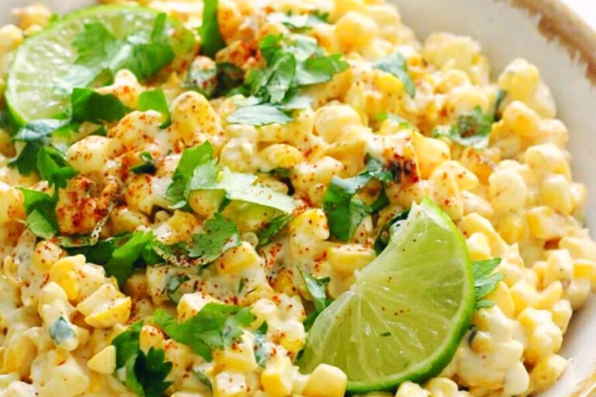 Mexican street corn salad.