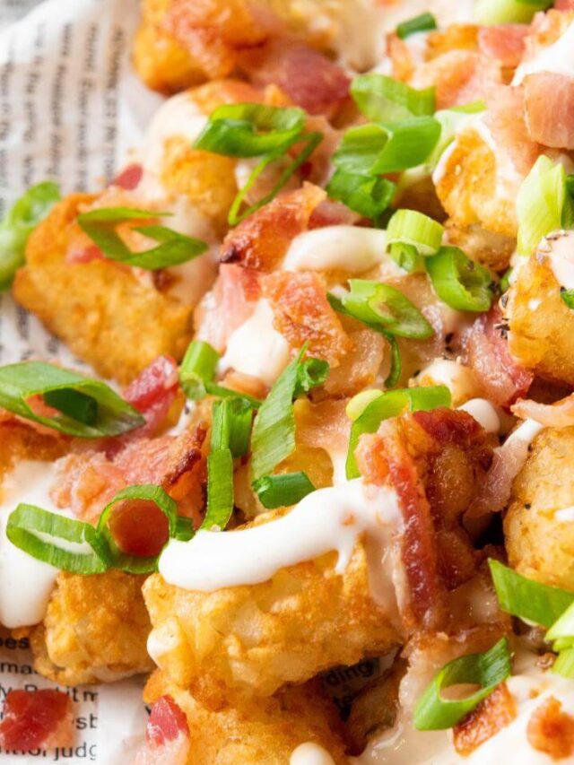 Craving Comfort Food? These Loaded Tater Tots Have You Covered!