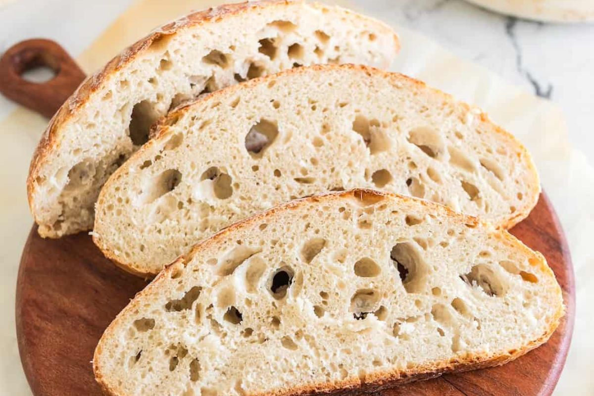 Gluten-Free Sourdough Bread slices.