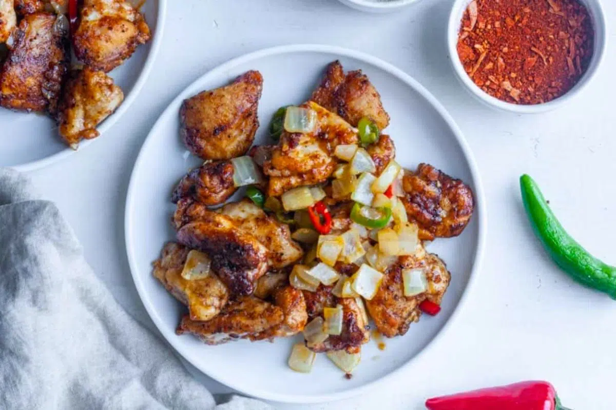 Salt and Pepper Chicken headshot.