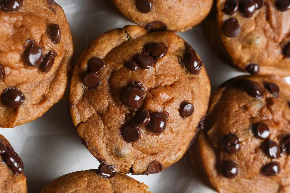 Close up look of Sweet Potato Muffins. 