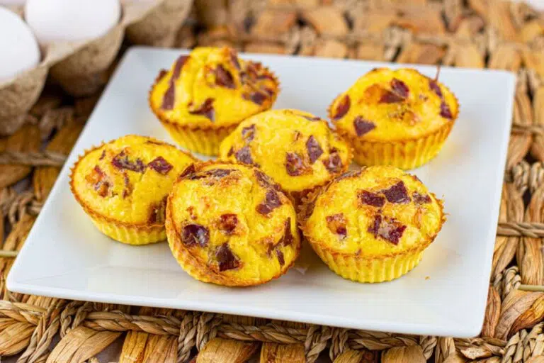 Starbucks Egg Bites served on a plate.