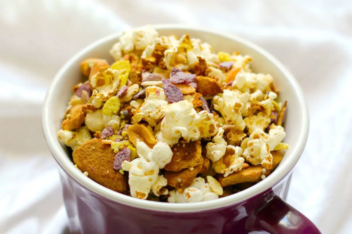 Circus Popcorn in a cup.