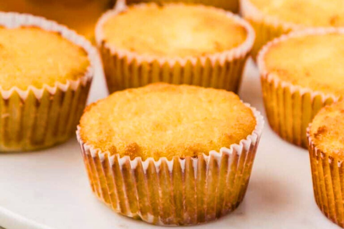 Coconut Flour Muffins close up look.