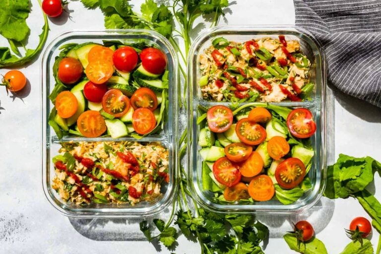 Spicy Tuna Salad served in a container.