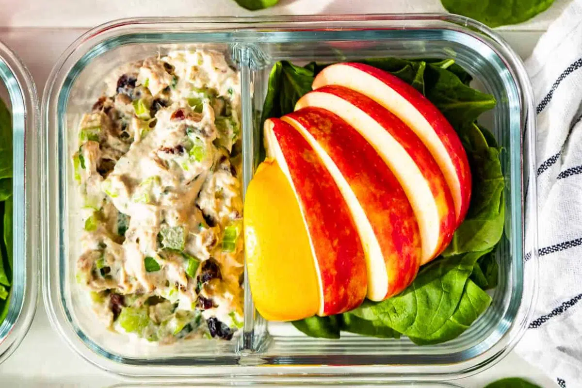Tuna Salad Meal Prep in a container.