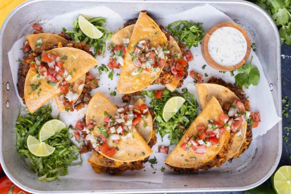 Crispy Baked Ground Turkey Tacos