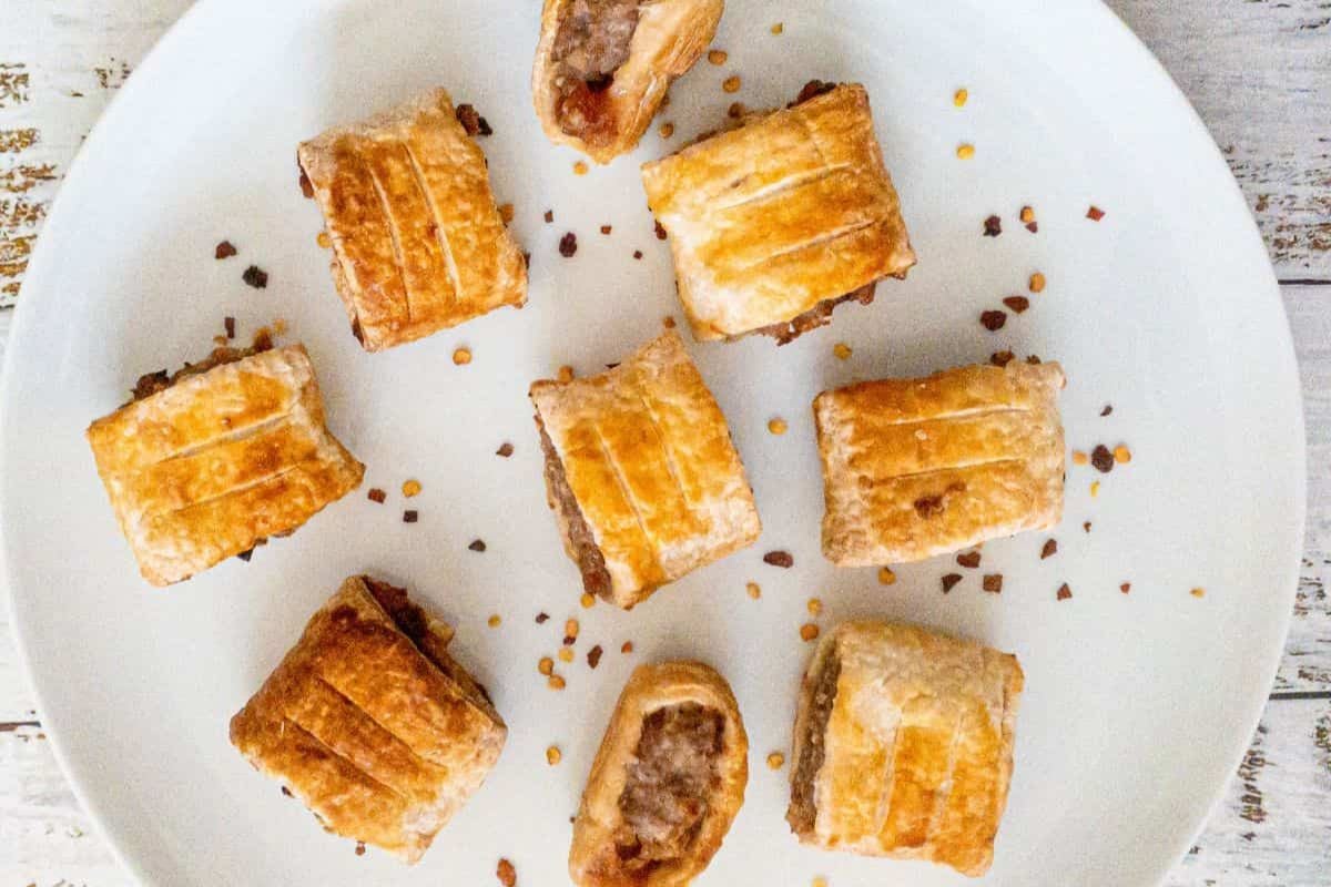 Gluten‑Free Mini Sausage Rolls with Chutney