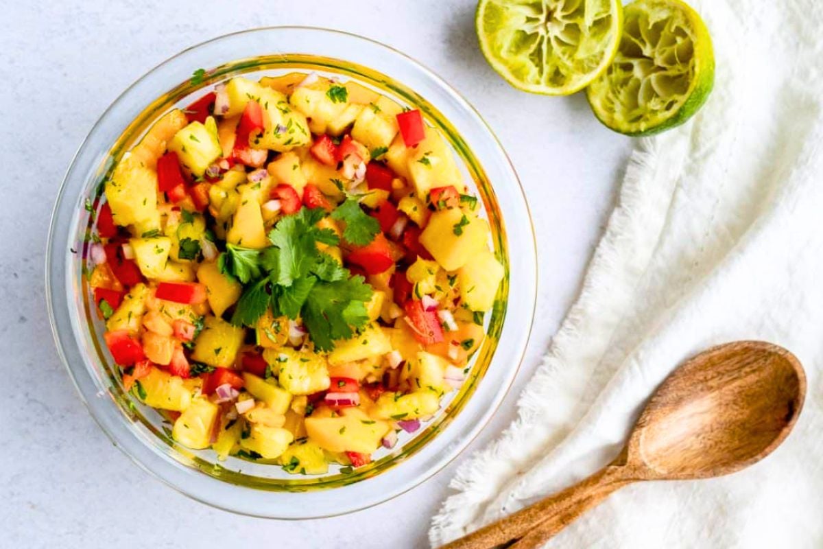 Easy Mango Pineapple Salsa Recipe