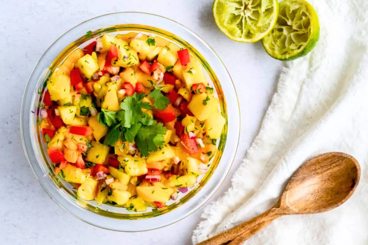 Easy Mango Pineapple Salsa Recipe