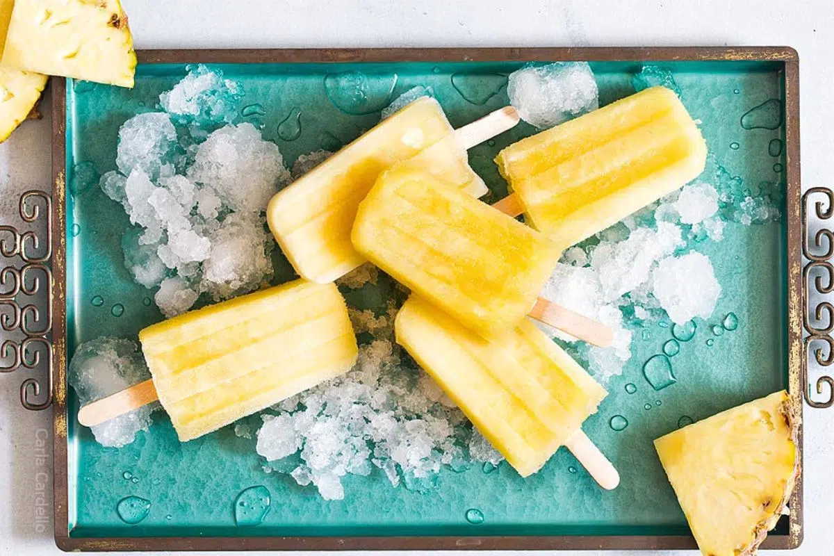Pineapple Popsicles