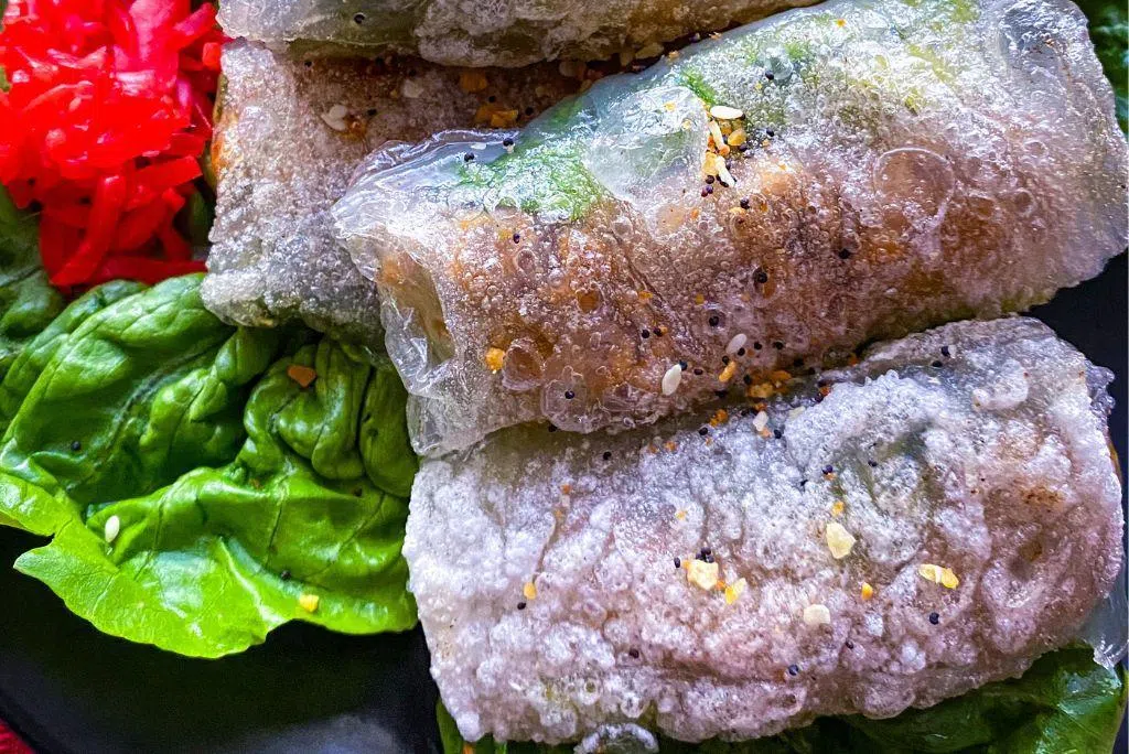 Crispy Rice Paper Dumplings