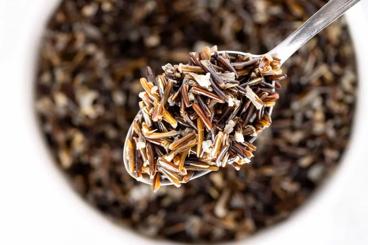 10 “Forgotten” Pantry Staples Our Grandmothers Always Had on Hand 4 Sweetgreen Wild Rice close up look.