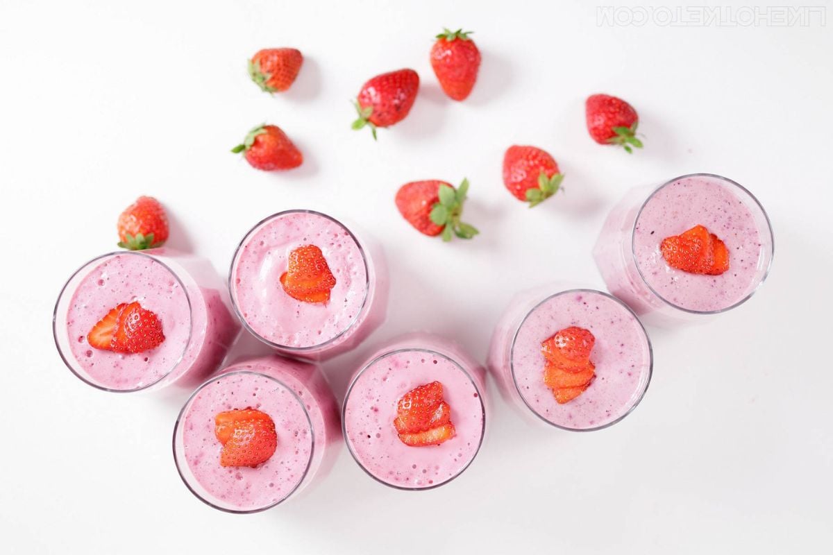 Greek Yogurt Protein Fluff overhead view.