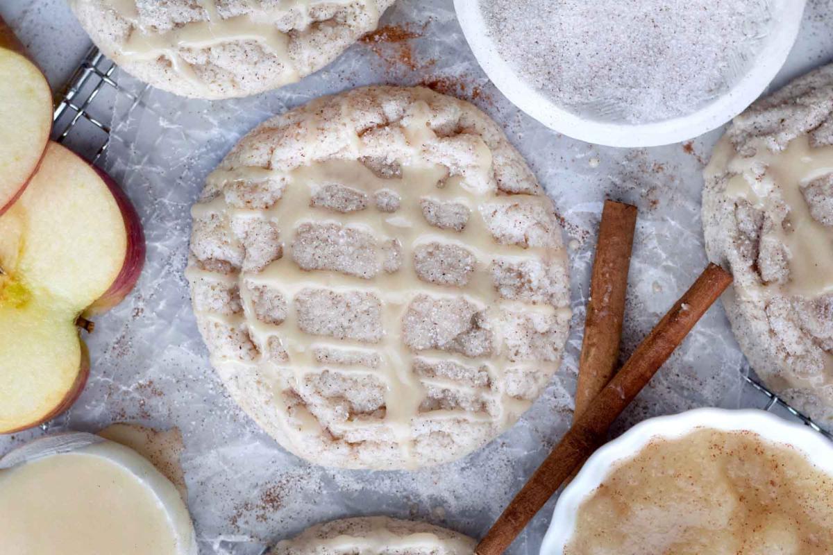 Apple Pie Cookies close up look.
