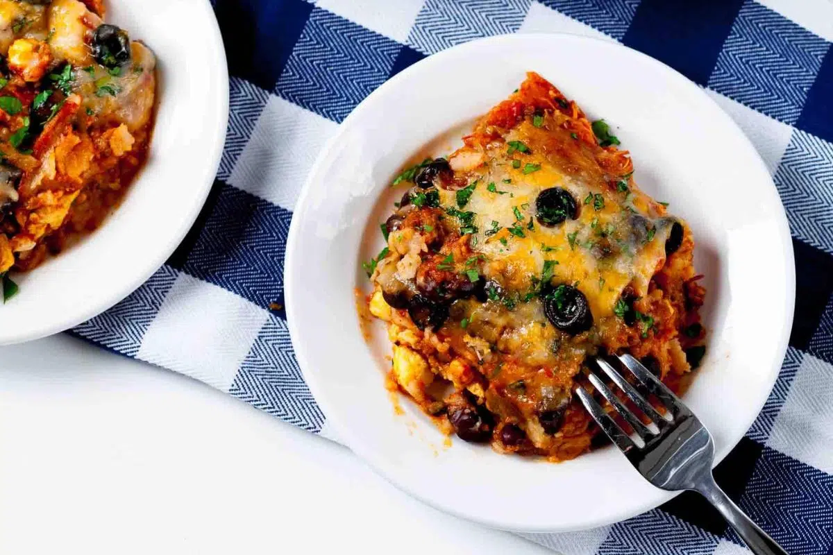 Mexican breakfast casserole.