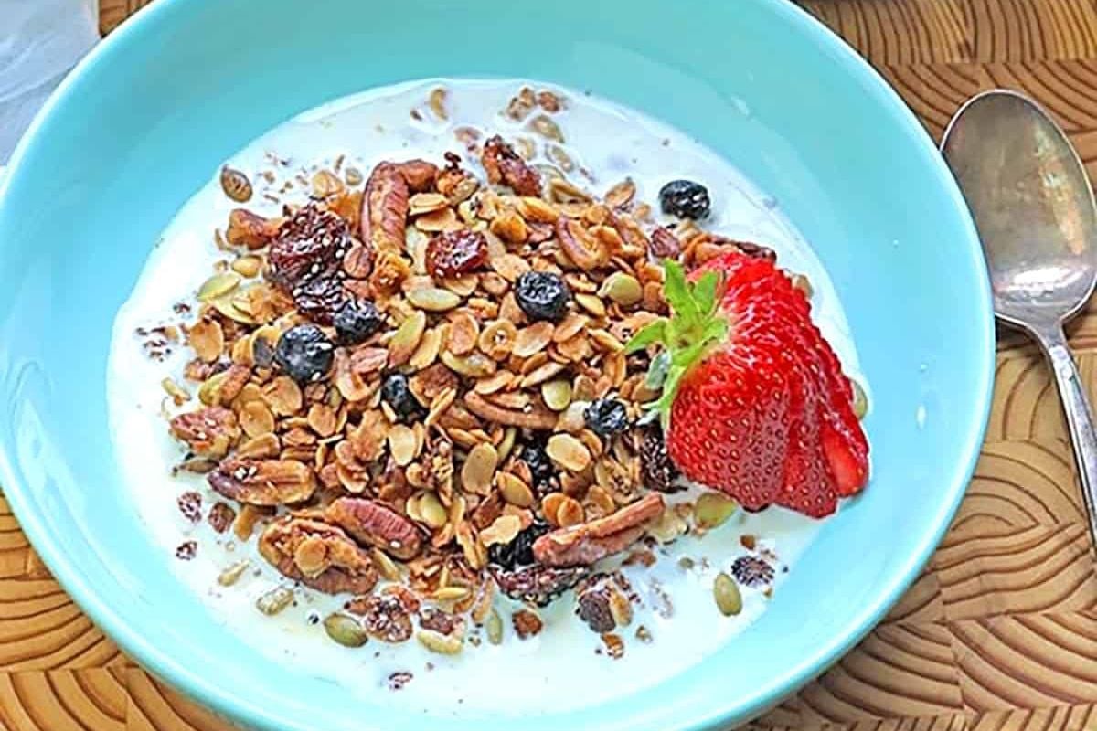 A bowl of Granola.