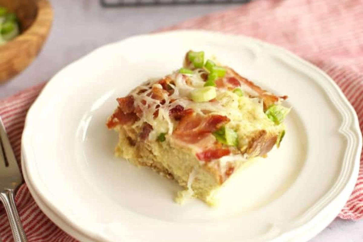 Breakfast Casserole served on a plate.