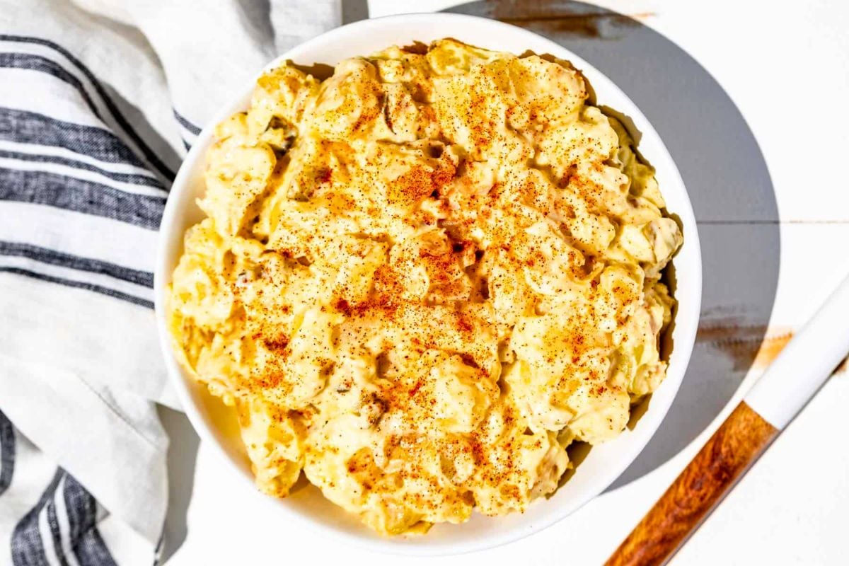 Potato Salad overhead view.